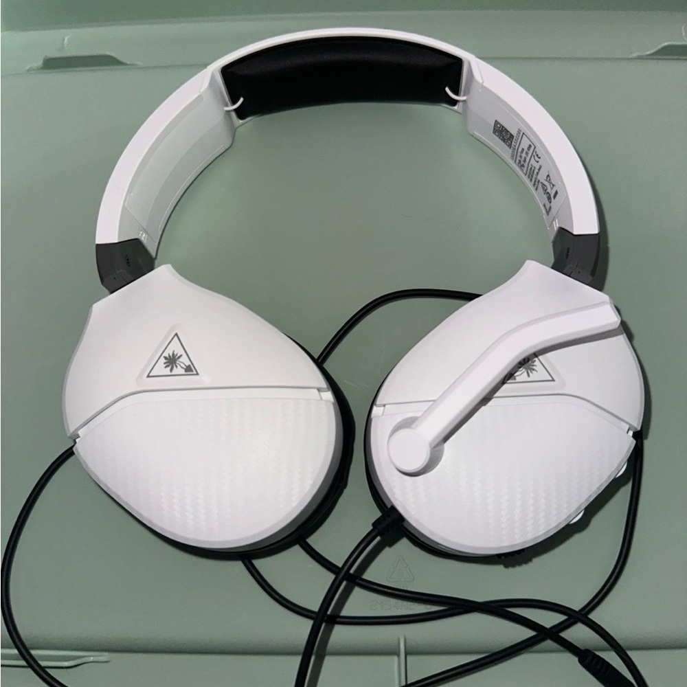 White Turtle Beach Headset Ps4 / Xbox